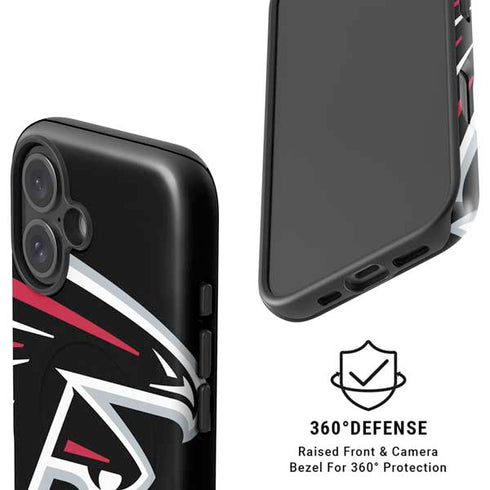 NFL Atlanta Falcons Large Logo iPhone 16 Plus Magsafe Impact Case