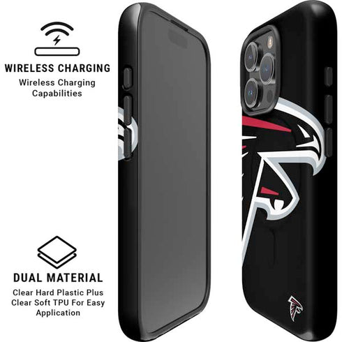 NFL Atlanta Falcons Large Logo iPhone 16 Pro Magsafe Impact Case