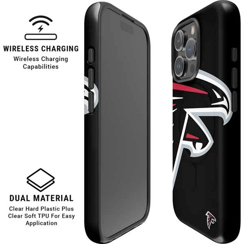 NFL Atlanta Falcons Large Logo iPhone 16 Pro Max Magsafe Impact Case