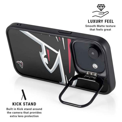 NFL Atlanta Falcons Large Logo iPhone 16e Kickstand Case