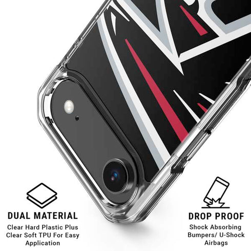 NFL Atlanta Falcons Large Logo iPhone 17 Air Clear Case