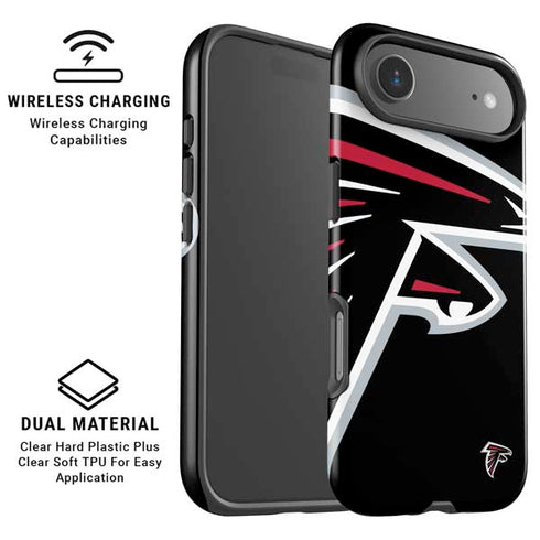 NFL Atlanta Falcons Large Logo iPhone 17 Air Magsafe Impact Case