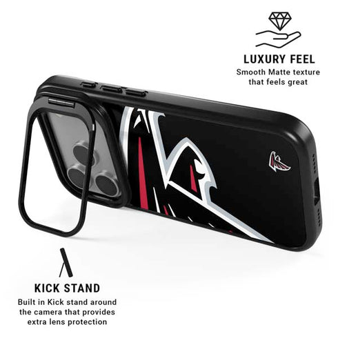 NFL Atlanta Falcons Large Logo iPhone 17 Pro Max Kickstand Case