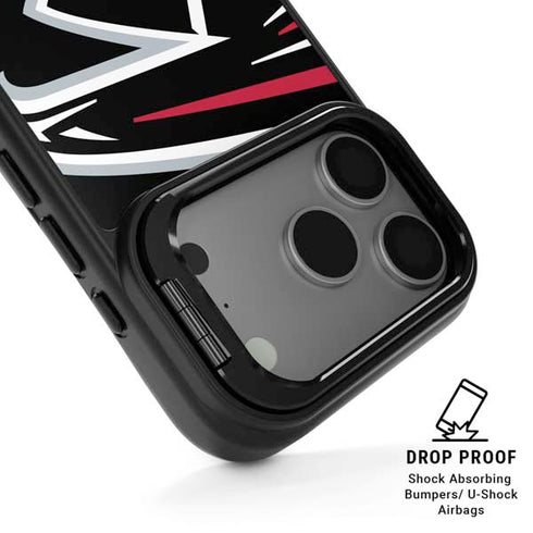 NFL Atlanta Falcons Large Logo iPhone 17 Pro Max Kickstand Case
