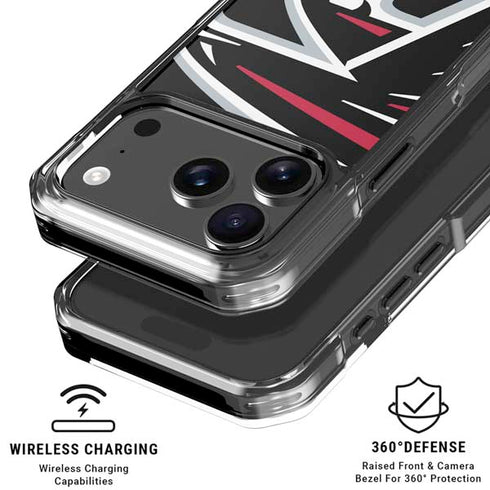 NFL Atlanta Falcons Large Logo iPhone 18 Pro Clear Case