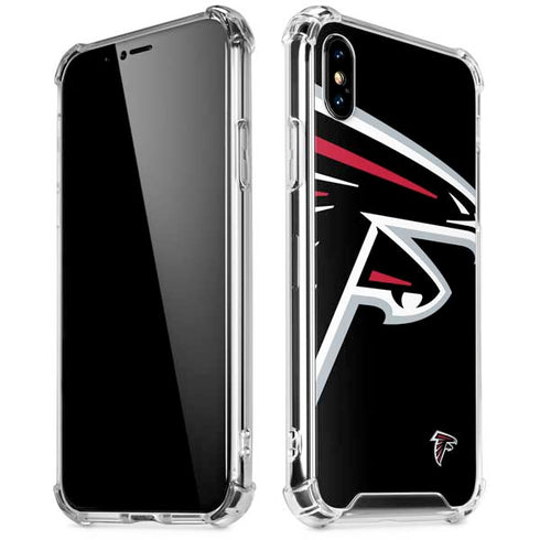 NFL Atlanta Falcons Large Logo iPhone X/XS Clear Case