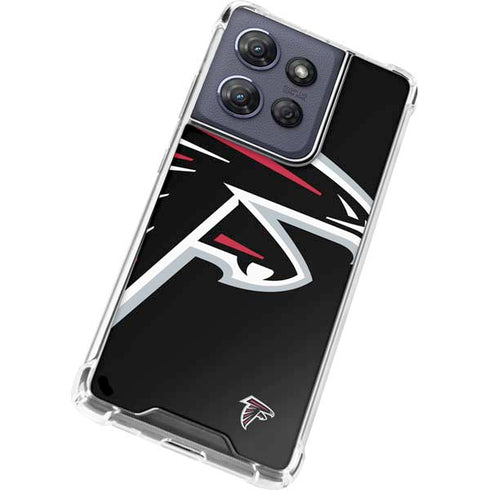 NFL Atlanta Falcons Large Logo Moto G Power 5G (2025) Clear Case