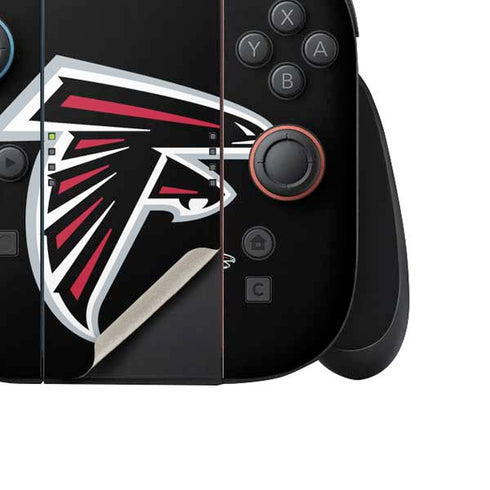 NFL Atlanta Falcons Large Logo Nintendo Switch 2 (2025) Joy-Con Controller Skin