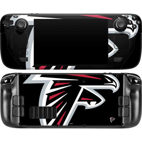 NFL Atlanta Falcons Large Logo Steam Deck Handheld Gaming Computer OLED Skin