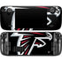 NFL Atlanta Falcons Large Logo Steam Deck Handheld Gaming Computer Skin