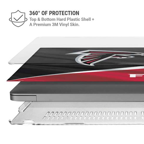 NFL Atlanta Falcons MacBook Pro 14in (2021-24) Case plus Skin