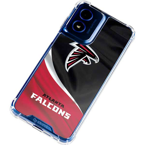 NFL Atlanta Falcons Moto G 5G (2024) Clear Case