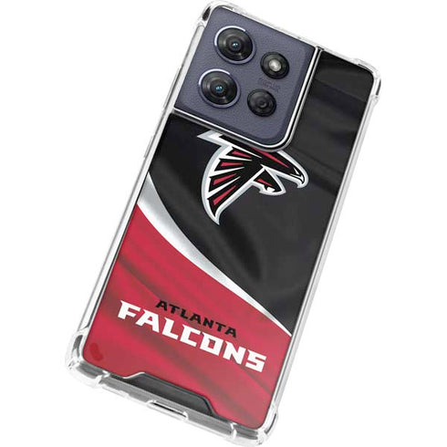 NFL Atlanta Falcons Moto G Play 5G (2025) Clear Case