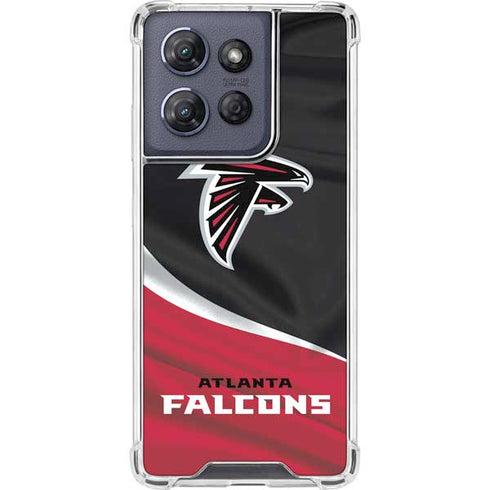 NFL Atlanta Falcons Moto G Stylus 5G (2025) Clear Case