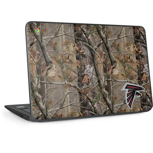 NFL Atlanta Falcons Realtree AP Camo HP Chromebook Skin