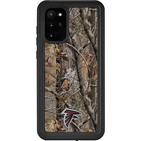 NFL Atlanta Falcons Realtree AP Camo Galaxy S20 Plus Waterproof Case