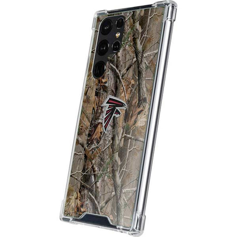 NFL Atlanta Falcons Realtree AP Camo Galaxy S23 Ultra Clear Case