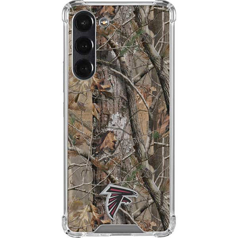 NFL Atlanta Falcons Realtree AP Camo Galaxy S24 FE Clear Case