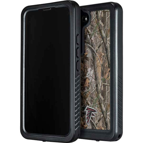 NFL Atlanta Falcons Realtree AP Camo Galaxy S24 Waterproof Case