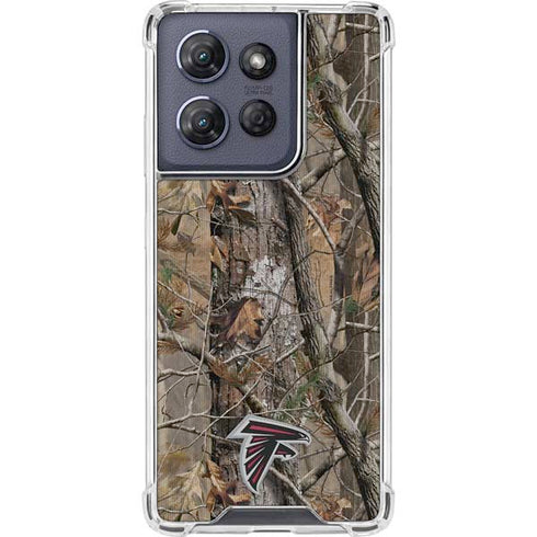 NFL Atlanta Falcons Realtree AP Camo Moto G Play 5G (2025) Clear Case