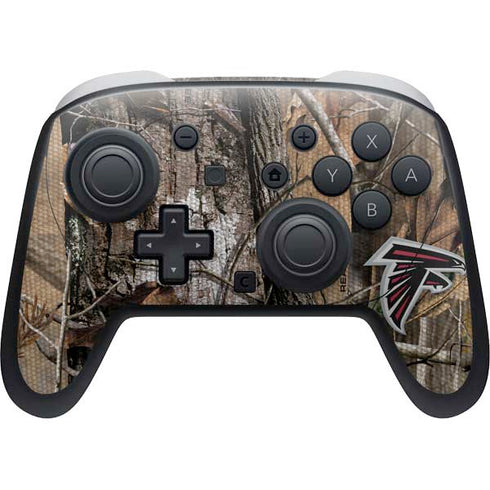 NFL Atlanta Falcons Realtree AP Camo Nintendo Switch 2 (2025) Pro Controller Skin