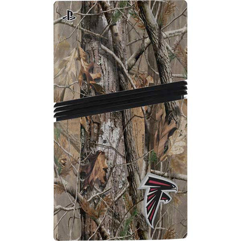 NFL Atlanta Falcons Realtree AP Camo PS5 Pro Console Skin