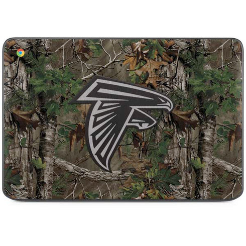 NFL Atlanta Falcons Realtree Xtra Green Camo HP Chromebook Skin