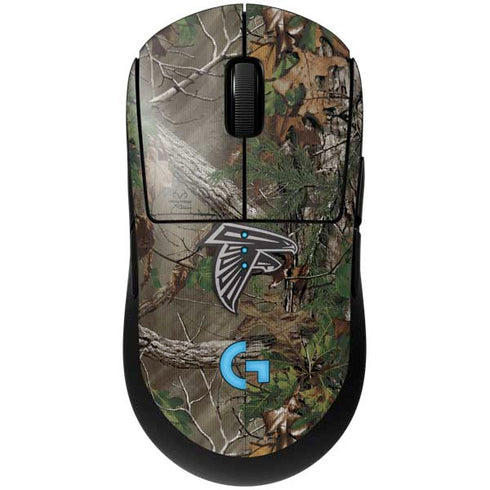 NFL Atlanta Falcons Realtree Xtra Green Camo G Pro Wireless Gaming Mouse Skin