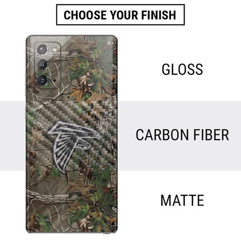 NFL Atlanta Falcons Realtree Xtra Green Camo Galaxy Note20 5G Skin
