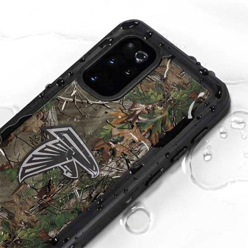 NFL Atlanta Falcons Realtree Xtra Green Camo Galaxy S20 Plus Waterproof Case