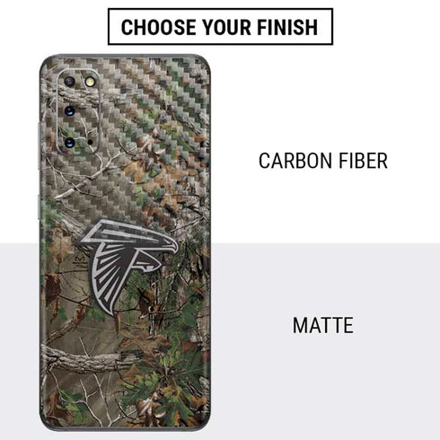 NFL Atlanta Falcons Realtree Xtra Green Camo Galaxy S20 Skin