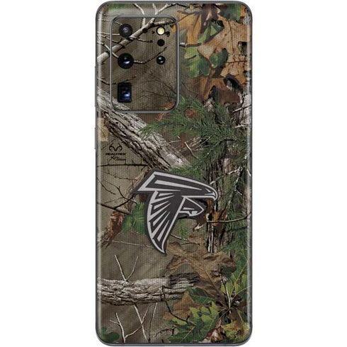 NFL Atlanta Falcons Realtree Xtra Green Camo Galaxy S20 Ultra 5G Skin