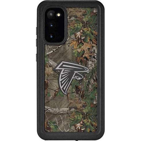 NFL Atlanta Falcons Realtree Xtra Green Camo Galaxy S20 Waterproof Case