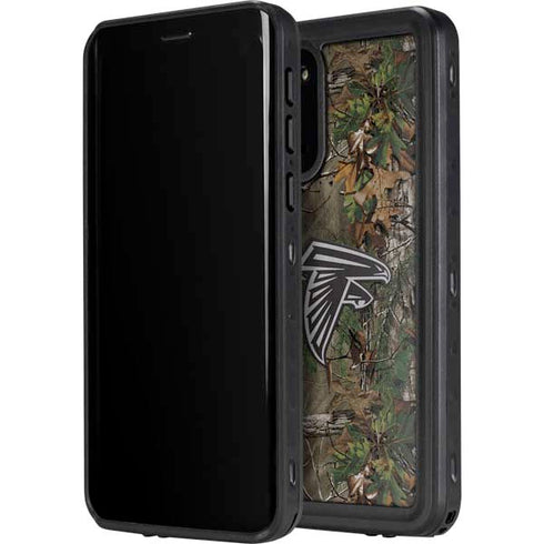 NFL Atlanta Falcons Realtree Xtra Green Camo Galaxy S20 Waterproof Case
