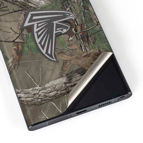 NFL Atlanta Falcons Realtree Xtra Green Camo Galaxy Skins