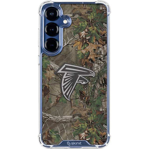 NFL Atlanta Falcons Realtree Xtra Green Camo Galaxy S25 Plus Clear Case