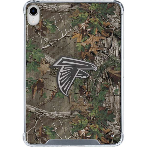 NFL Atlanta Falcons Realtree Xtra Green Camo iPad 11th Gen (2025) Clear Case