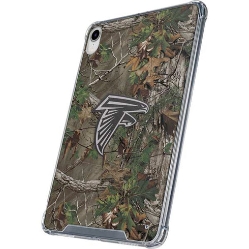 NFL Atlanta Falcons Realtree Xtra Green Camo iPad 11th Gen (2025) Clear Case