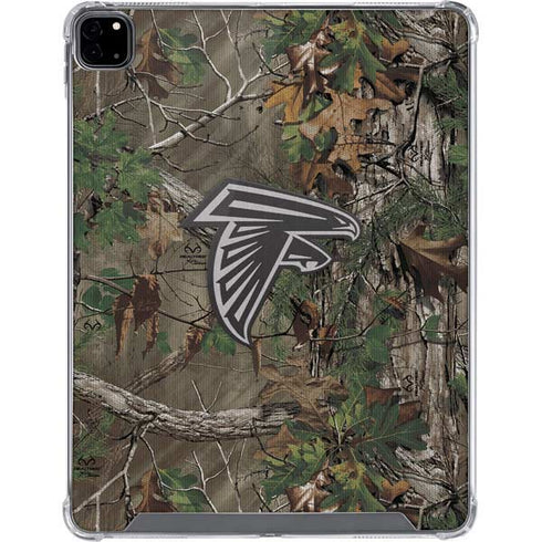 NFL Atlanta Falcons Realtree Xtra Green Camo iPad Pro 12.9in (2020) Clear Case