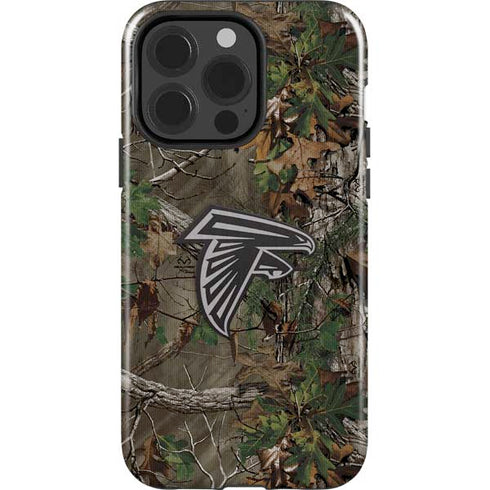 NFL Atlanta Falcons Realtree Xtra Green Camo iPhone 15 Pro Impact Case