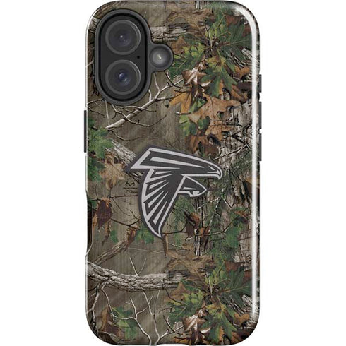 NFL Atlanta Falcons Realtree Xtra Green Camo iPhone 16 Plus Impact Case