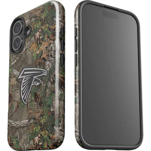NFL Atlanta Falcons Realtree Xtra Green Camo iPhone 16 Plus Impact Case