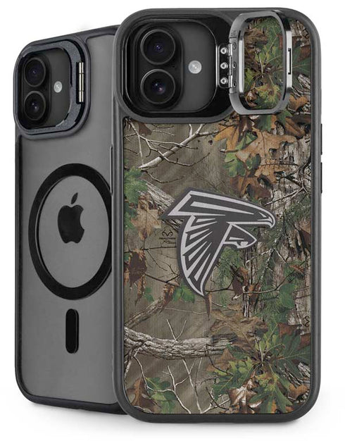 NFL Atlanta Falcons Realtree Xtra Green Camo iPhone 16 Plus Kickstand Case