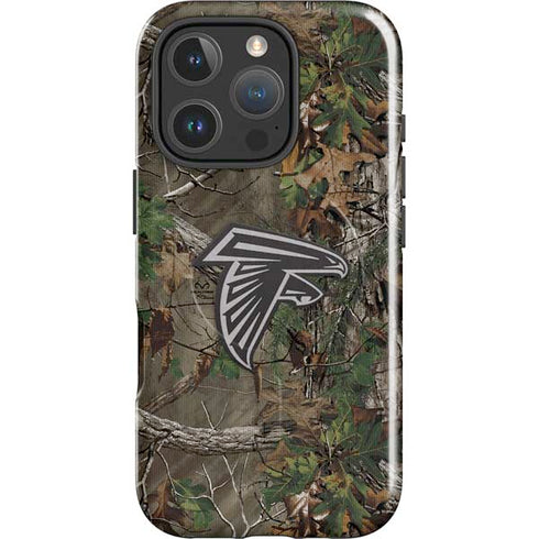 NFL Atlanta Falcons Realtree Xtra Green Camo iPhone 16 Pro Max Magsafe Impact Case