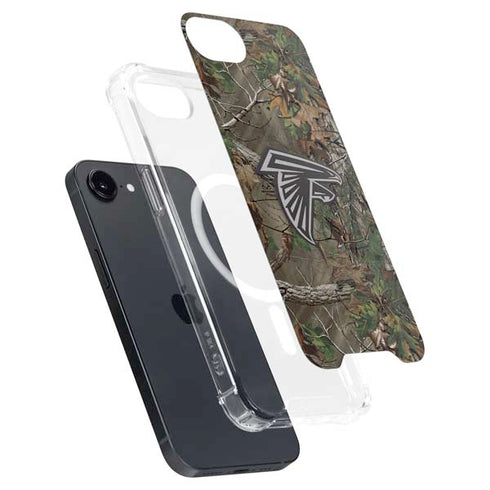 NFL Atlanta Falcons Realtree Xtra Green Camo iPhone 16e MagSafe Case