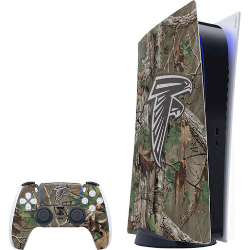 NFL Atlanta Falcons Realtree Xtra Green Camo PlayStation PS5 Skins