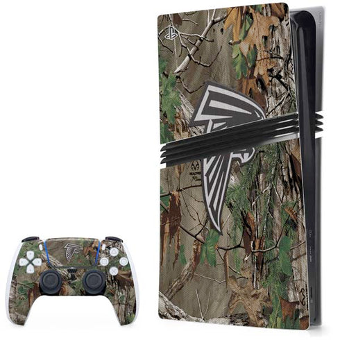 NFL Atlanta Falcons Realtree Xtra Green Camo PlayStation PS5 Skins