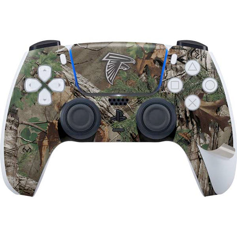 NFL Atlanta Falcons Realtree Xtra Green Camo PS5 Pro Disk Bundle Skin