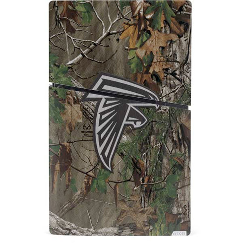 NFL Atlanta Falcons Realtree Xtra Green Camo PS5 Slim Digital Edition Console Skin