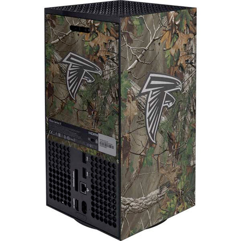 NFL Atlanta Falcons Realtree Xtra Green Camo Xbox Series X Bundle Skin